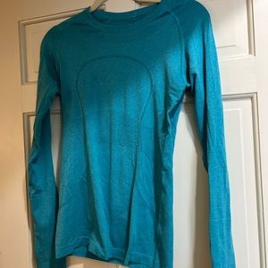 Lululemon Turquoise swiftly long sleeve GUC